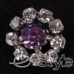 MT 1512 small silver-clear-purple 1,5x1,5cm