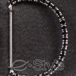 MT 1467-5 Silver-Black 4,3x6,2cm