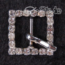 MT 1472-1 Silver-Clear 2x2cm