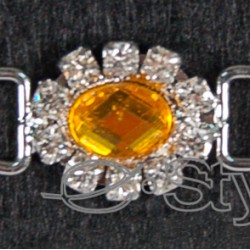 MT 1399 Silver-Orange 2,7x1,3cm